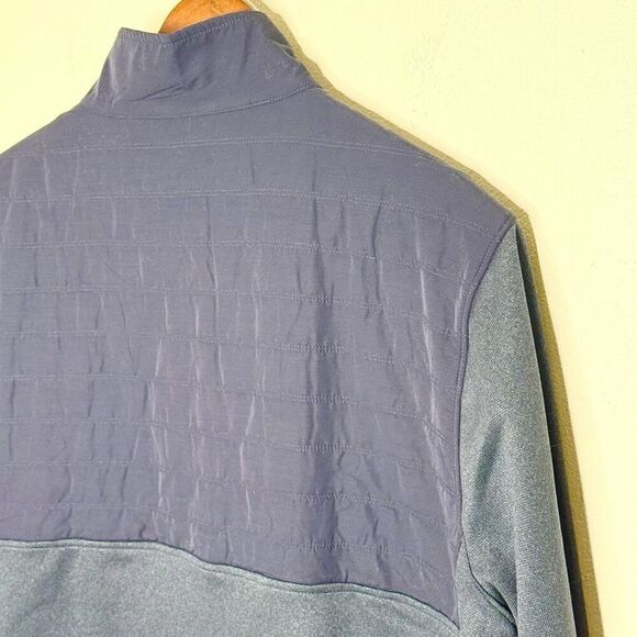 UntuckIt Tyrus Navy Blue Quarter Zip Shacket - Men’s US XL - Picture 5 of 9